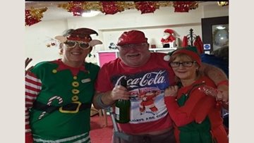Elf day fun at Callands care home